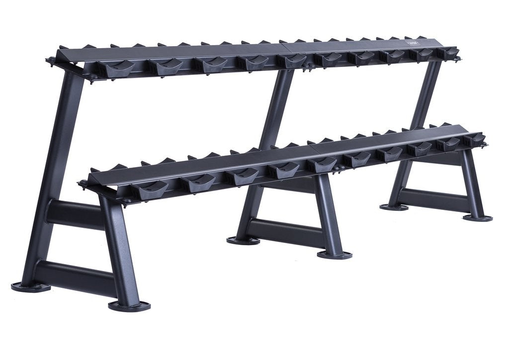 Jordan Kurzhantel-Satz gummiert 2,5-25kg mit Ständer 2-lagig