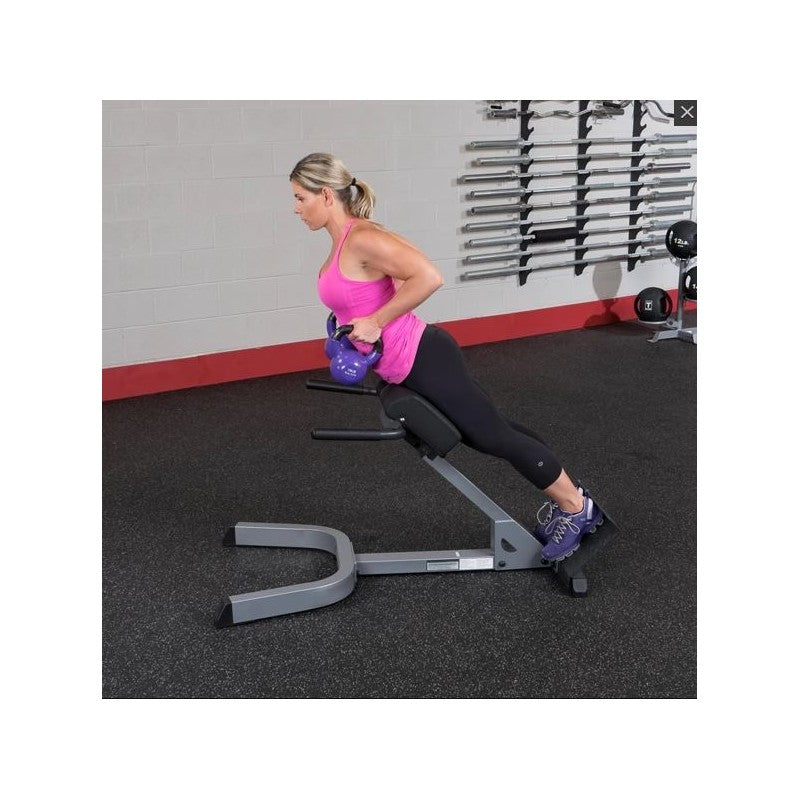 Body Solid Hyperextension 45 Grad mit Plattform GHYP345B