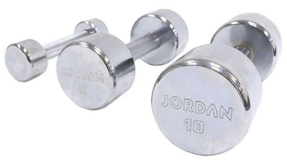 Jordan Kurzhantel-Satz 1-10kg chrom mit Doppelständer vertikal