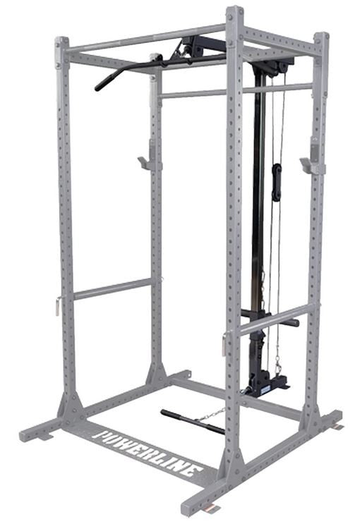 Powerline Lat-/Ruderzug-Anbau für Scheiben zu Power Rack PPR1000 (PLA1000)