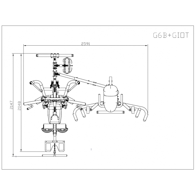 Body Solid Multistation G6B Multistationen - 23