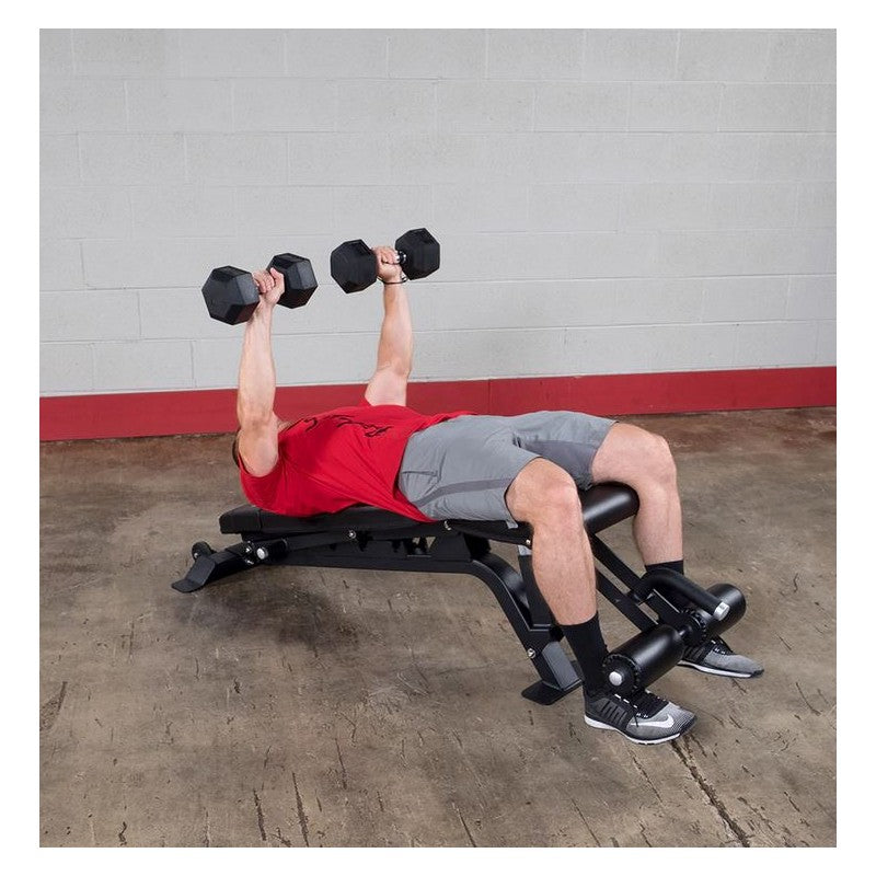 Body Solid Pro Club Line Universalbank mit Fussrolle SFID425