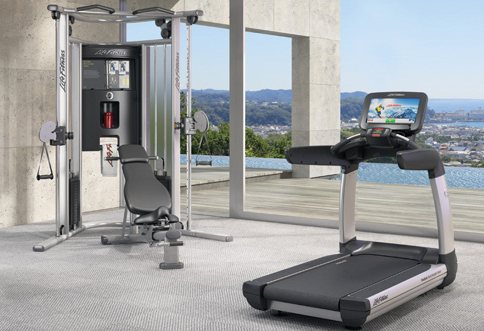 Life Fitness Kraftstation G7 mit Multifunktionsbank