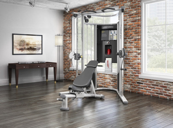 Life Fitness Kraftstation G7 mit Multifunktionsbank