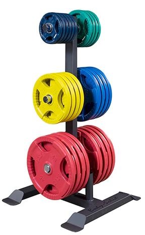 Body Solid Scheibenständer Premium mit Stangenhalterung 50mm GWT56
