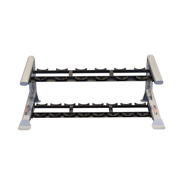 Body Solid Pro Club Line Kurzhantel-Ständer mit Gummischalen 2-lagig (SDKR500SD)