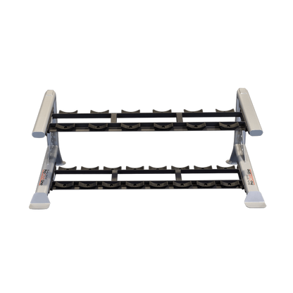Body Solid Pro Club Line Kurzhantel-Ständer mit Gummischalen 2-lagig (SDKR500SD)