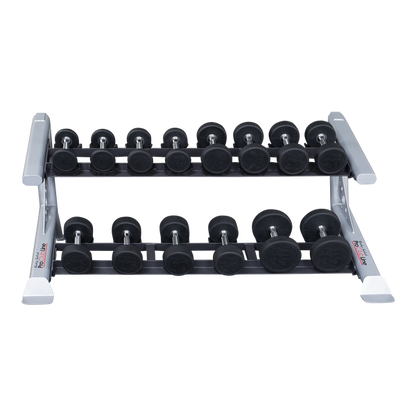 Body Solid Pro Club Line Kurzhantel-Ständer mit Gummischalen 2-lagig (SDKR500SD)