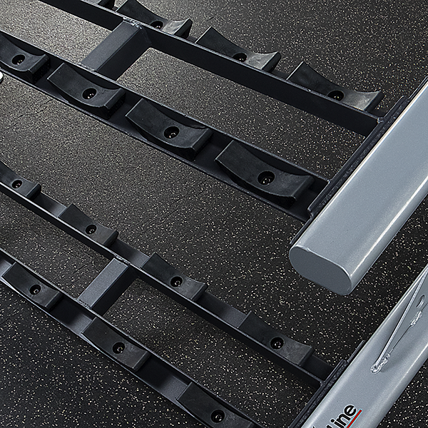 Body Solid Pro Club Line Kurzhantel-Ständer mit Gummischalen 3-lagig (SDKR1000SD)