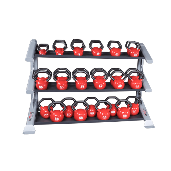 Body Solid Pro Club Line Kettlebell-Ständer 3-lagig (SDKR1000KB)