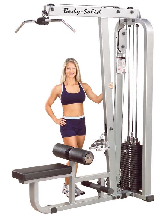 Body Solid Club Line - Latzug-/Ruderzug-Station (SLM300G)