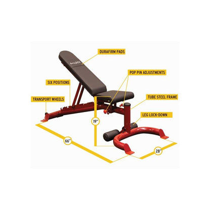 Body Solid Leverage Gym Universal Bank GFID100B