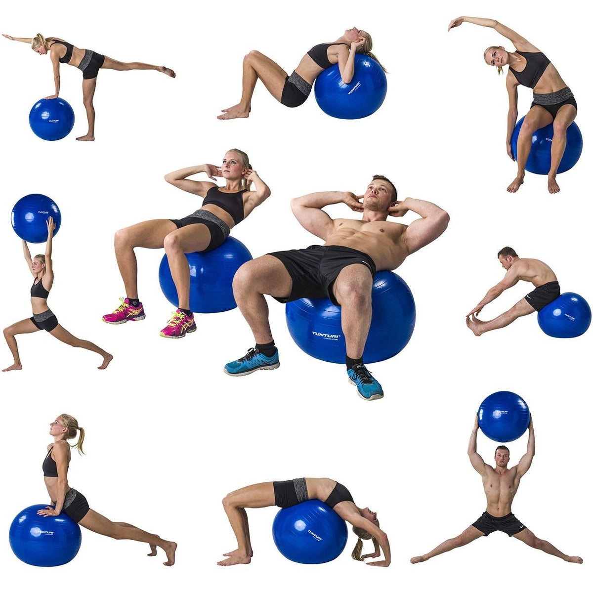 Tunturi Gymnastikball ABS Anti-Burst