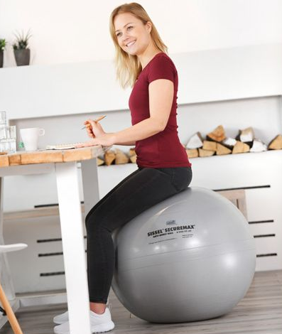 Sissel Securemax Gymnastikball silber