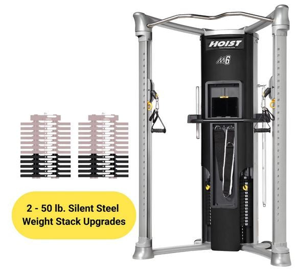 Hoist Fitness 2 x 22,5kg Zusatzgewichte zu Functional Trainer Mi6/Mi7 und H8 (Mi-Weight-Up)