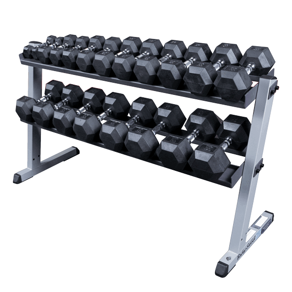 Body Solid Kurzhantelständer breit 2-lagig GDR60