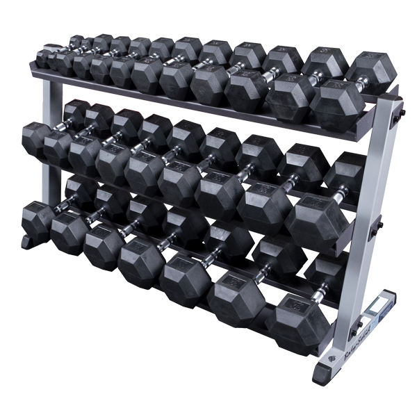 Body Solid Kurzhantelständer breit 2-lagig GDR60