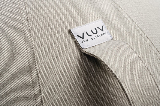 VLUV Leiv Stoff-Sitzball, stone beige, 60-65cm