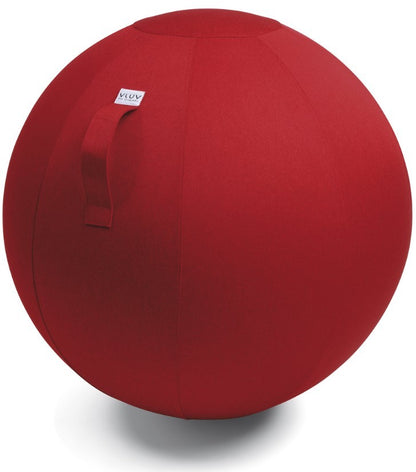 VLUV Leiv Kinder-Stoff-Sitzball, ruby red, 50-55cm
