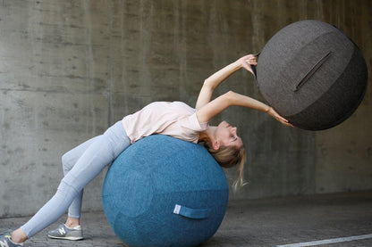VLUV Stov Stoff-Sitzball anthrazit