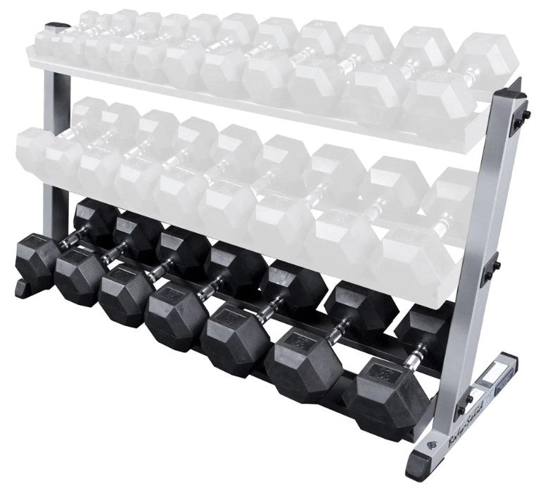Body Solid Hantelablage zu Kurzhantel-Ständer horizontal, breit (GDRT6)