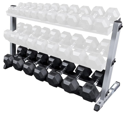 Body Solid Hantelablage zu Kurzhantel-Ständer horizontal, breit (GDRT6)