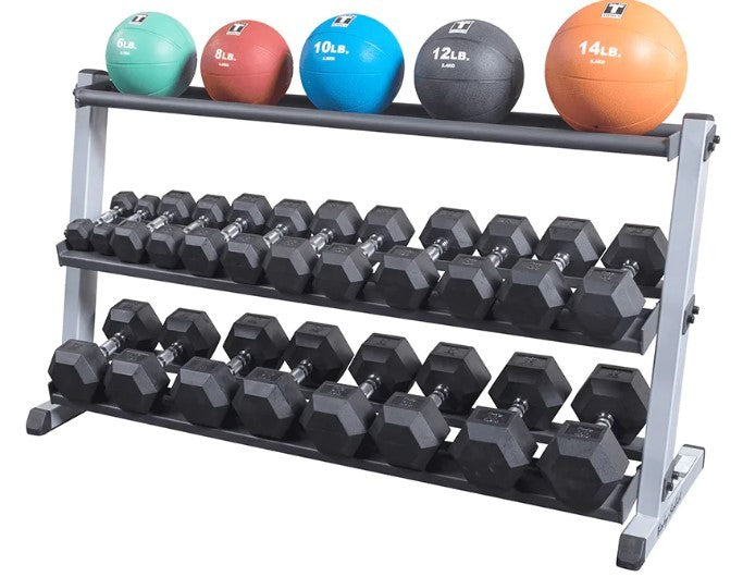 Body Solid Ballablage zu Kurzhantel-Ständer horizontal, breit (GMRT6)