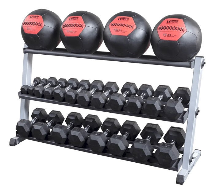 Body Solid Ballablage zu Kurzhantel-Ständer horizontal, breit (GMRT6)