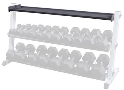 Body Solid Kettlebellablage zu Kurzhantel-Ständer horizontal, breit (GKRT6)