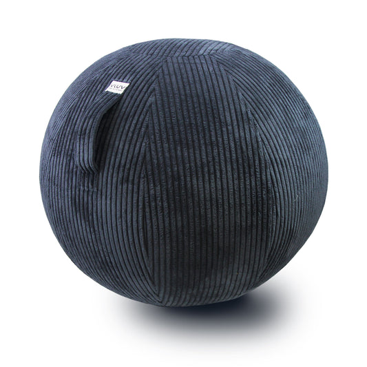 VLUV VLIP Breitcord-Sitzball, Navy, 60-65cm