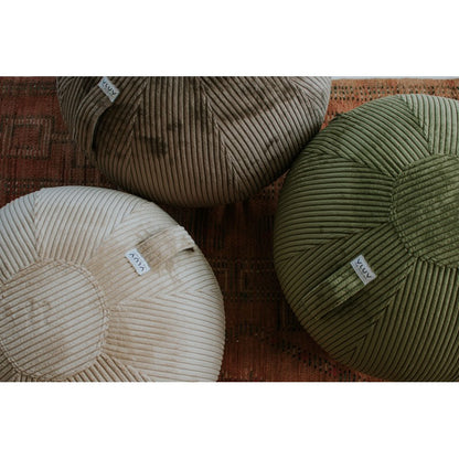 VLUV VLIP Breitcord-Sitzball, Olive, 60-65cm