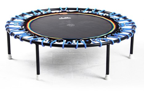 Trimilin Trampolin Vivo 120 mit schwarzer Sprungmatte und Schraubbeinen