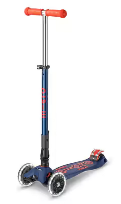 Micro Maxi Micro Deluxe Foldable LED Navy Red (MMD133)