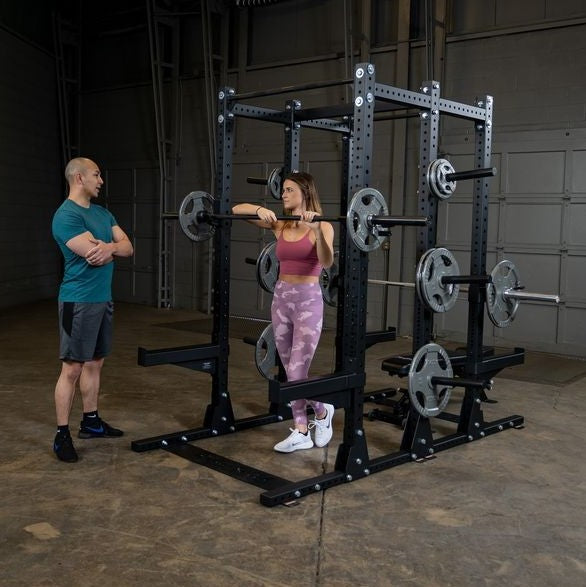 Body Solid PRO Club Line Commercial Double Half Rack (SPR500DBL)