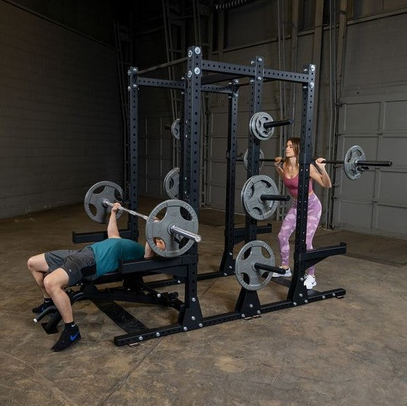 Body Solid PRO Club Line Commercial Double Half Rack (SPR500DBL)