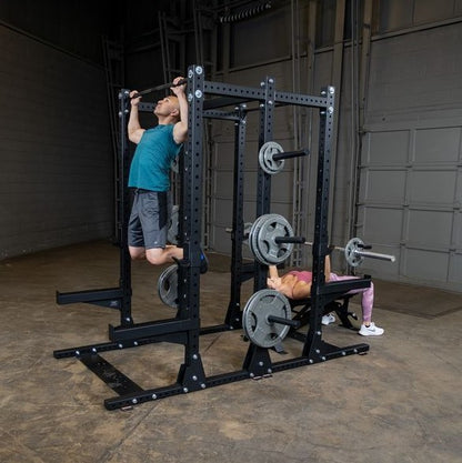 Body Solid PRO Club Line Commercial Double Half Rack (SPR500DBL)