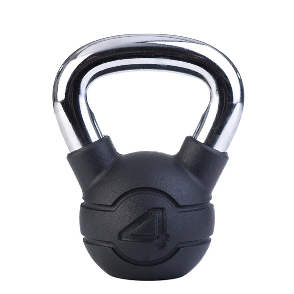 Jordan Premium Kettlebells gummiert mit Chromgriff 4-24kg (JTKBRC3)