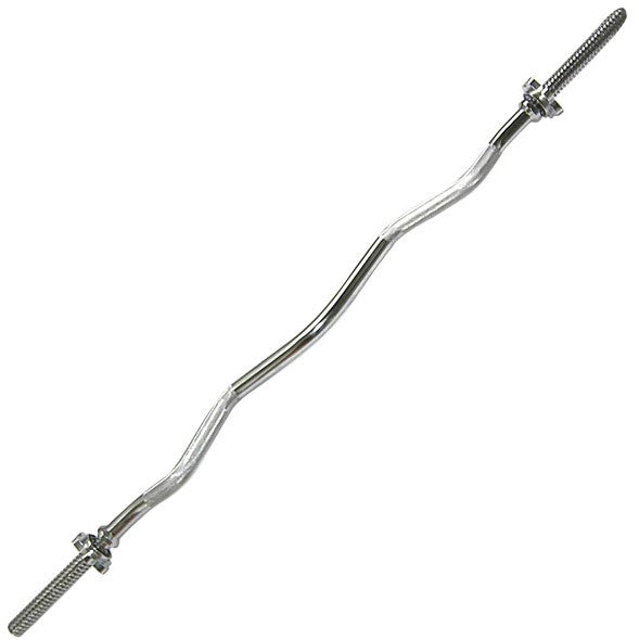 SZ-Curlstange 25mm mit Gewinde und 2 Schraubverschlüssen (STEZCBTR)