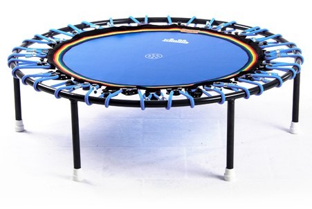 Trimilin Trampolin Vivo 100 Plus mit blauer Sprungmatte und Klappbeinen