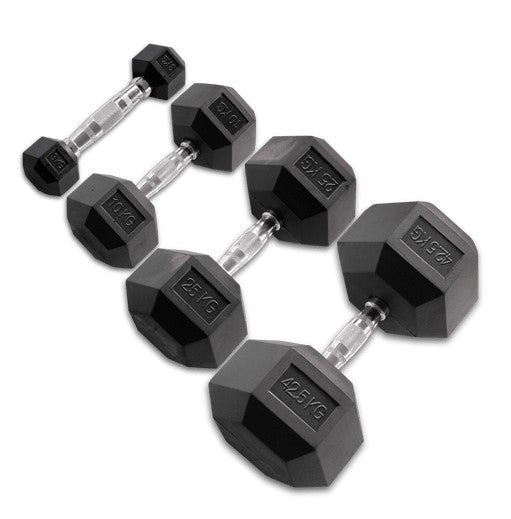 Hexagon Kurzhantel-Satz 1-10kg mit Doppelständer vertikal