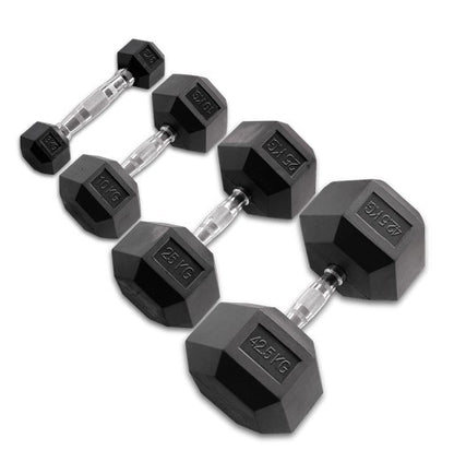 Hexagon Kurzhantel-Satz 1-10kg mit Doppelständer vertikal