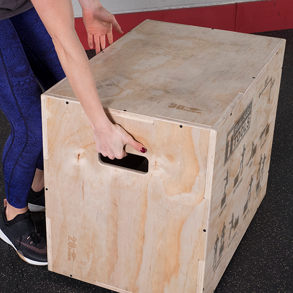 Body Solid 3-in-1 Plyometrische Holzbox (BSTWPBOX)