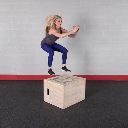 Body Solid 3-in-1 Plyometrische Holzbox (BSTWPBOX)