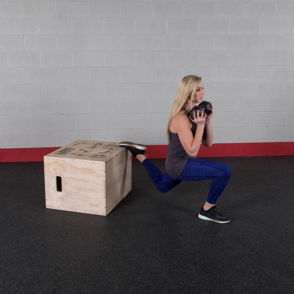 Body Solid 3-in-1 Plyometrische Holzbox (BSTWPBOX)