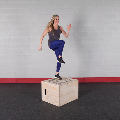 Body Solid 3-in-1 Plyometrische Holzbox (BSTWPBOX)