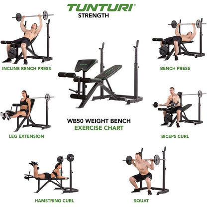 Tunturi Hantelbank WB50 (17TSWB5000)