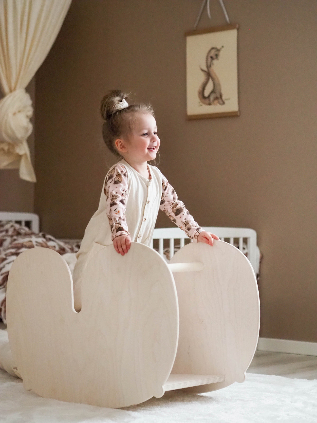 Fitwood Schaukelpferd NUPPU Birke