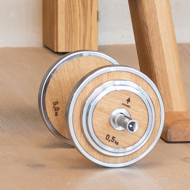 NOHrD Kurzhantelstangen 25mm mit SlideLock™-System von Gungnir