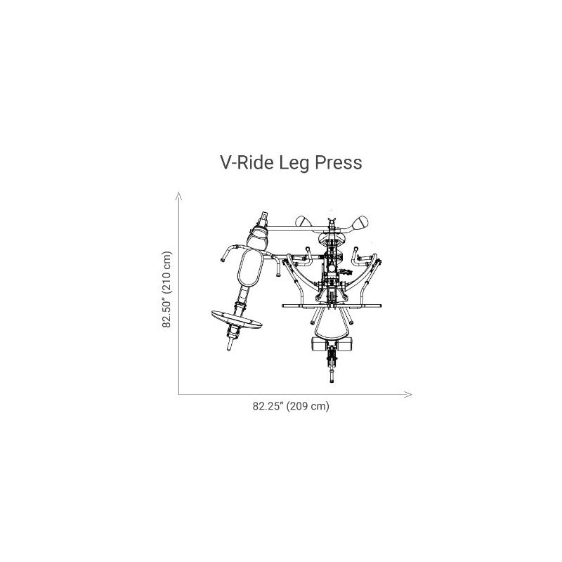 Hoist Fitness V4 Elite Gym mit V-Ride Beinpresse