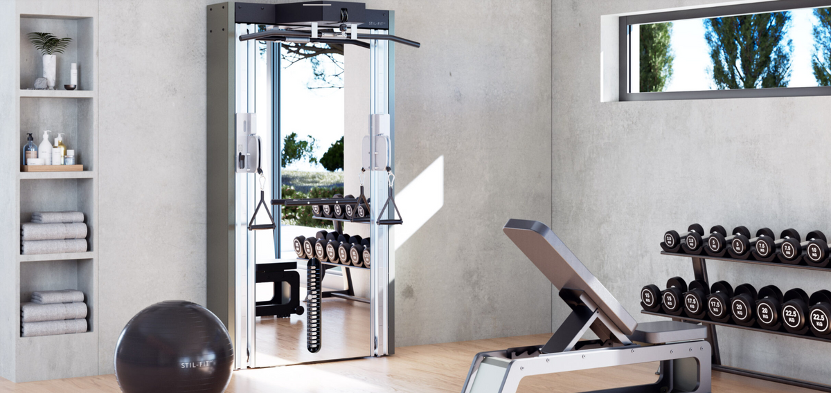 Stil-Fit Kabelzug PRO mit Spiegel